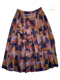 Yves Saint Laurent 1970's-1980's Aztec Print Skirt