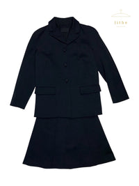 Prada Fall 1995 Jacket & Mini Skirt Suit Ensemble