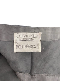 Calvin Klein Collection Fall 1990 Strapless Velvet Mini Dress