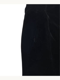 Calvin Klein Collection Fall 1990 Strapless Velvet Mini Dress