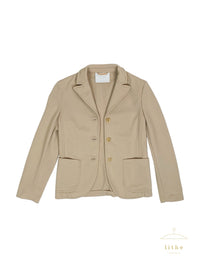 Prada Spring 1996 Tan Nylon Jacket ASO Carolyn Bessette Kennedy