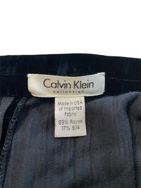 Calvin Klein Collection Fall 1993 Velvet Maxi Skirt