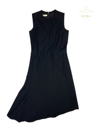 Calvin Klein Collection Spring 1997 Asymmetrical Hem Dress