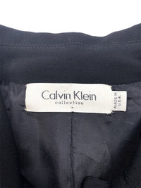 Calvin Klein Collection Fall 1996 Black Wool Crepe Jacket