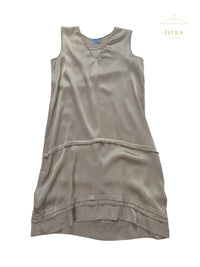 Prada Fall 1994 Silver Tunic Slip Dress