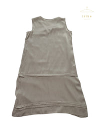Prada Fall 1994 Silver Tunic Slip Dress