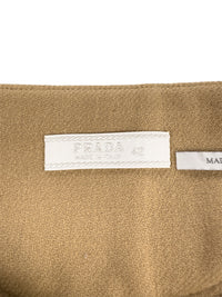 Prada Fall 1999 Camel Wool Cropped / Capri Pants