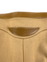 Prada Fall 1999 Camel Wool Cropped / Capri Pants