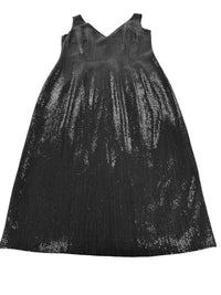 Vintage John Galliano Black Sequin Sheath Dress