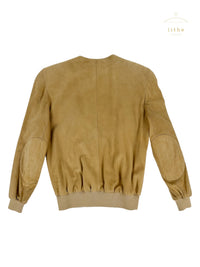 Calvin Klein Collection Spring 1990 Suede Bomber Jacket
