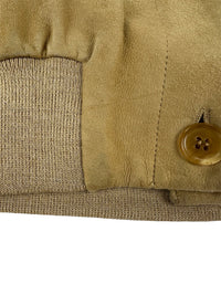 Calvin Klein Collection Spring 1990 Suede Bomber Jacket