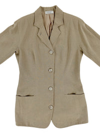Calvin Klein Collection Spring 1993 Slouchy Linen Jacket