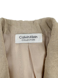 Calvin Klein Collection Spring 1993 Slouchy Linen Jacket