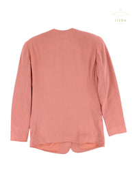 Calvin Klein Collection Spring 1992 Pink Jacket & Skirt Set