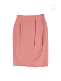 Calvin Klein Collection Spring 1992 Pink Jacket & Skirt Set