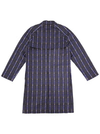 Prada Spring 2008 Mens Blue Fairy Print Silk Coat | Vintage 2000s